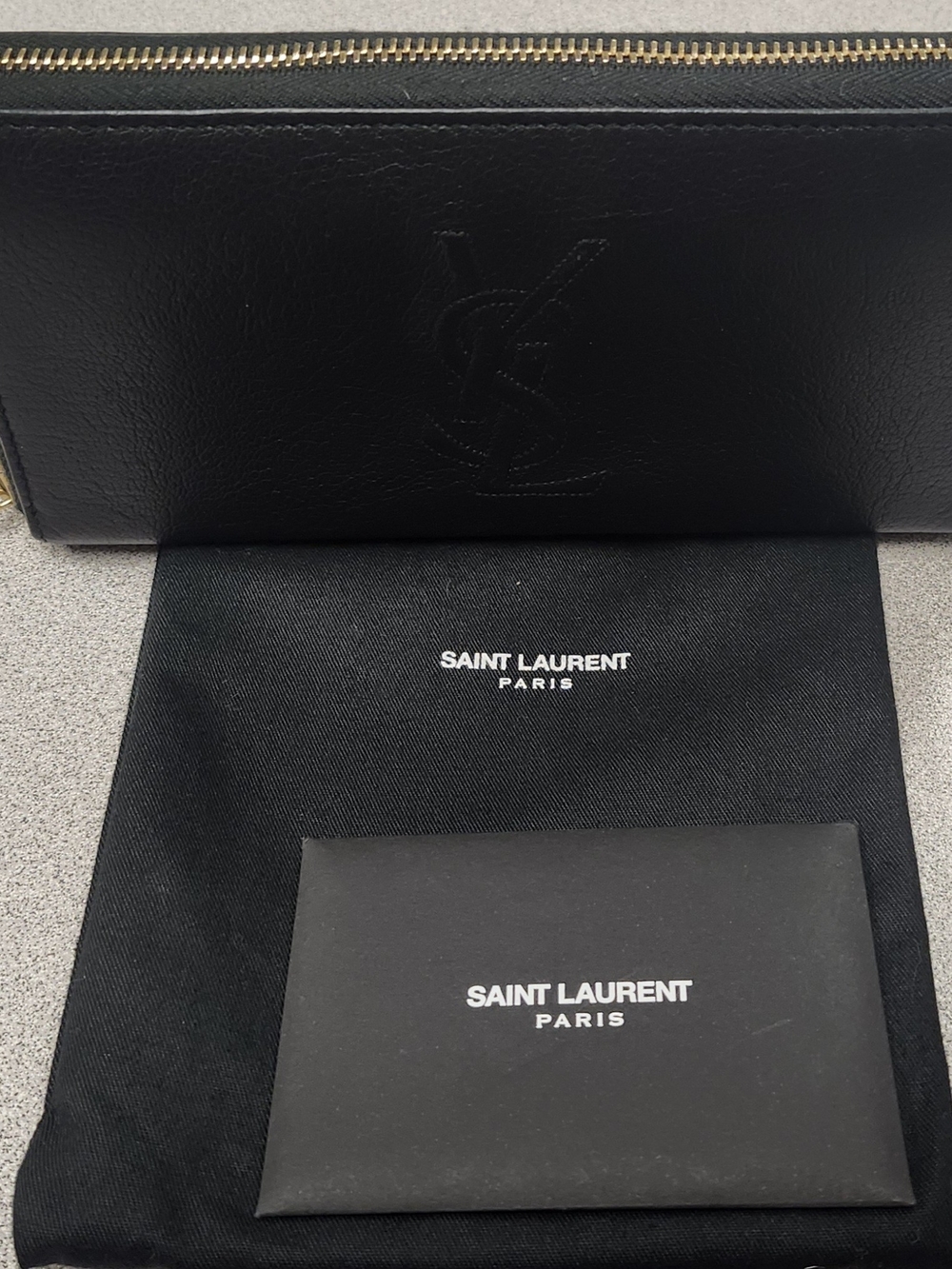 Saint Laurent Belle de Jour Zip Around Wallet